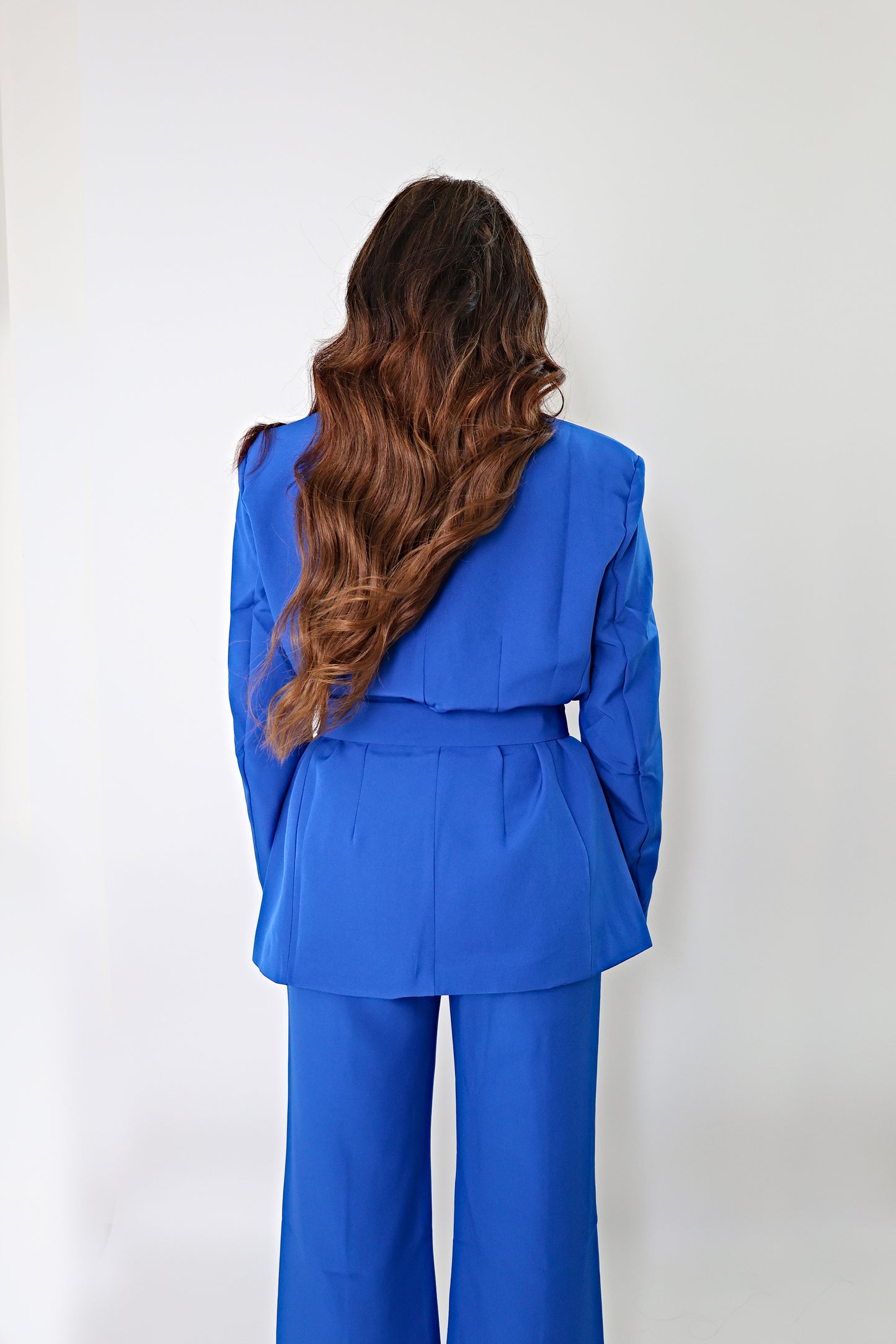 Blue Blazer & Trousers Co Ord